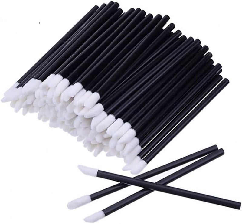 MISKEEN Disposable Lip Wands Gloss Brush Lipstick Concealer Brushes 500/200/100/50 Lipstick Lip gloss Wands Applicator Perfect Makeup Beauty Tool Kits (50 WANDS) - Image 1