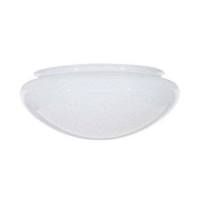 Satco 50-330 9.5-Inch Replacement Mushroom Glass Shade, 7-7/8 Inch Fitter, White (50/330) - Image 2