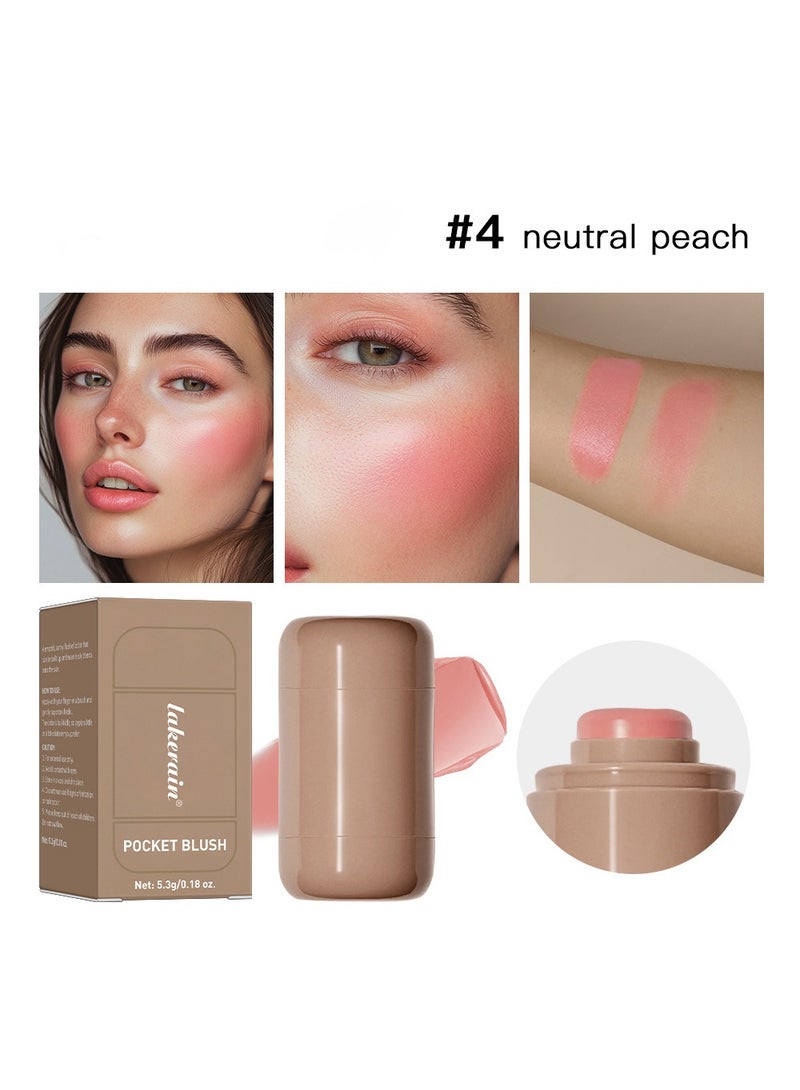 lakerain Creamy Blush for Buildable Color | Soft & Velvety Texture | Long-Lasting, Luminous Finish | Hydrating & Blendable | Natural Glow for All Skin Types - Image 2