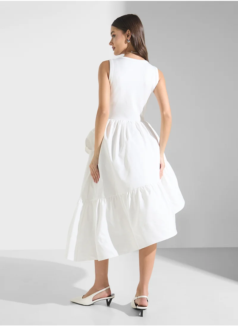 True Decadence Crew Neck Asymmetric Dress