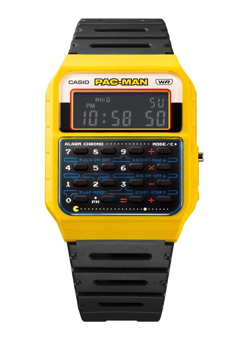 CASIO Calculator Pac Man Edition Digital Resin Band Watch CA-53WPC-1B  - Image 4