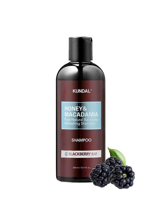 Kundal BLACKBERRY BAY Sulfate Free Moisturizing Shampoo for Dry Damaged Hair with Argan Oil, 16.9 oz(500ml), Sulfate Free Paraben Free - Image 1
