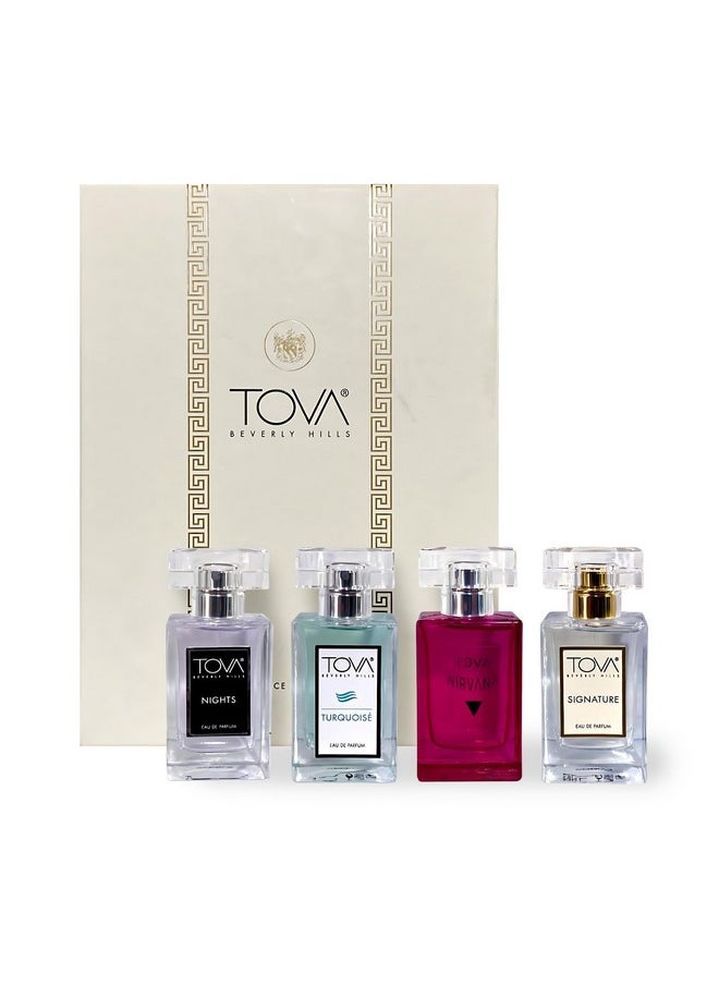 TOVA Tova Signature Perfume Fragrance Collection - 4 Piece Perfume Gift Set for Women 1 FL Oz.  - Image 1