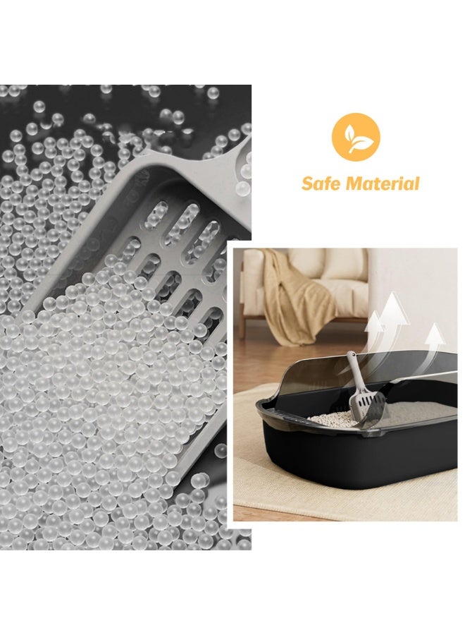 WangPangZi Oversized Detachable Cat Litter Box,Splash-Proof Semi-closed Cat Potty Tray Toilet Cat Supplies with Plastic Scoop & Deodorizing Bag Easy Clean,Suitable for All Kinds of Pet Litter - Image 4