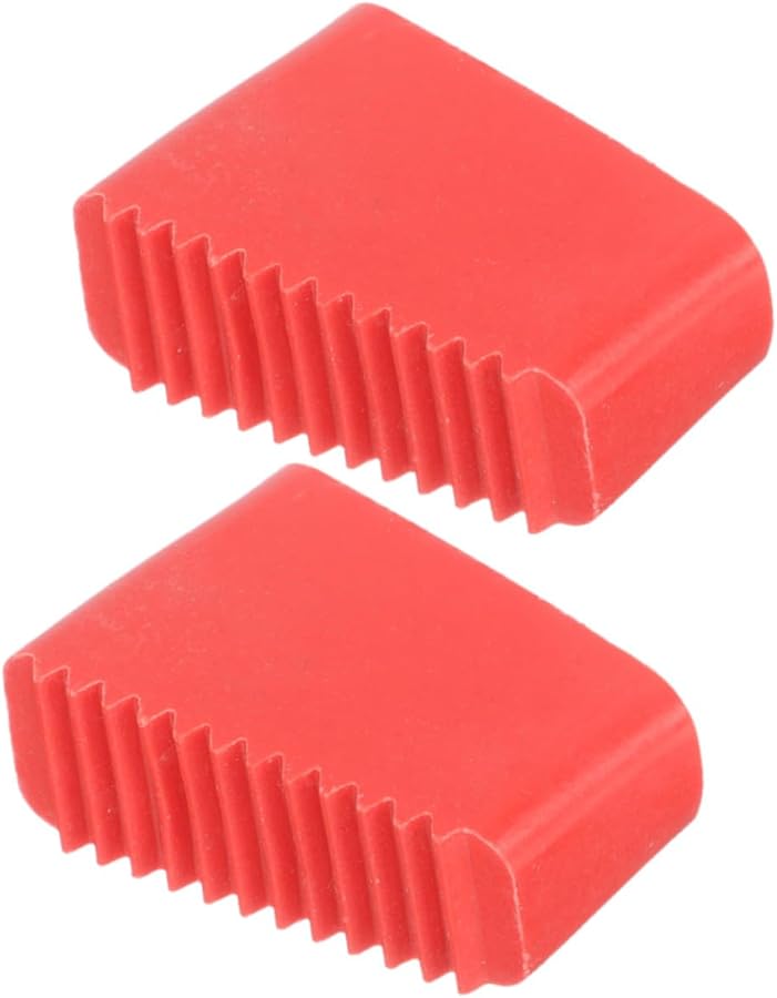 2Pcs Thick Rubber Ladder Feet Covers Non Slip Floor Protectors for Folding Ladders - Image 2
