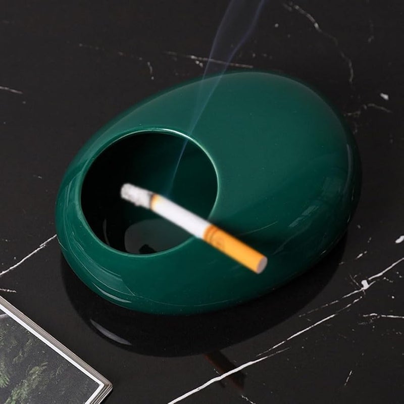 Ceramic Ashtray For Home Office Patio Decoration Creative Personality Fashion Color B - Image 4