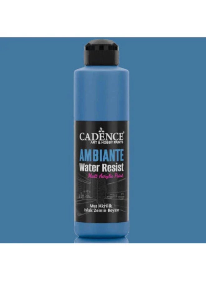 Ambiate Water Resist Matt Acrylic Midnight Blue - 250ML