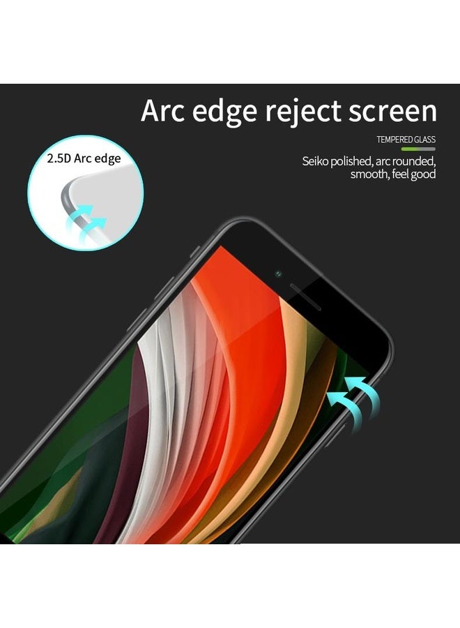HuHa For iPhone SE 2020 PINWUYO 9H 2.5D Full Screen Tempered Glass Film(Black) - Image 5