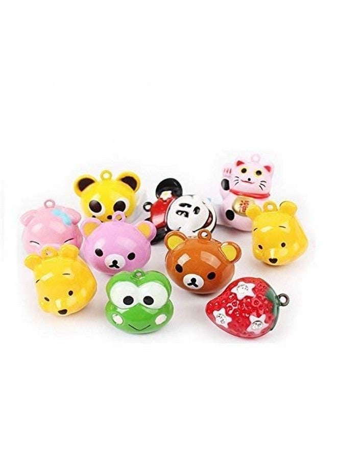 Cartoon Bell For Collar Cats And Dogs, Pet Bell Included Ring Cartoon Design (Pack Of - 4) - Image 3