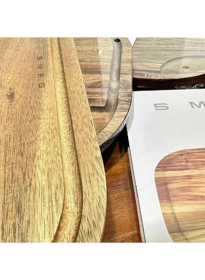 سميج smeg لوح تقطيع خشبي صلب مزدوج الجوانب مقاوم للفطريات والعفن - 16.5 × 11 بوصة - Image 4