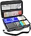 ALLPRIMO Trading Card Case Storage Box for 2700 Cards Deck Boxes Travel Organizer Holder Compatible with TCGfor Topps Baseball Sportsfor CAHfor UNOfor MTGfor YuGiOh Games Black - Image 3