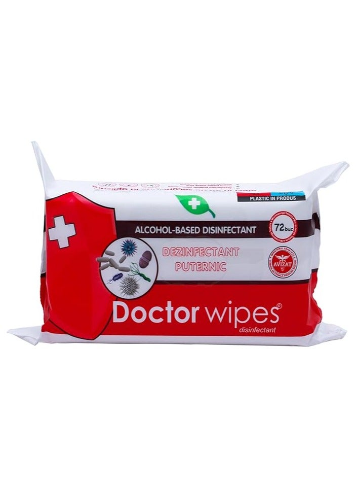 Doctor Wipe's Antibacterial Wet Wipes - Image 1
