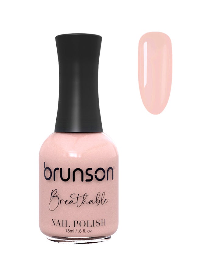 brunson Breathable Nail Polish Halal nail polish Wudu friendly Quick-Dry Vegan long lasting but easy peel off   18ml BH014