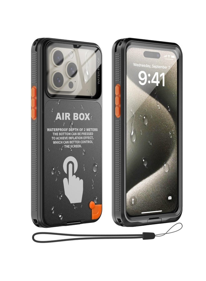 general Waterproof Case for iPhone, Underwater Snorkeling Diving Phone Case for iPhone 15PM 14PM 13PM 12PM /15PLUS 14PLUS, HD Underwater Photography Snorkeling Case Travel Essentials - Image 1