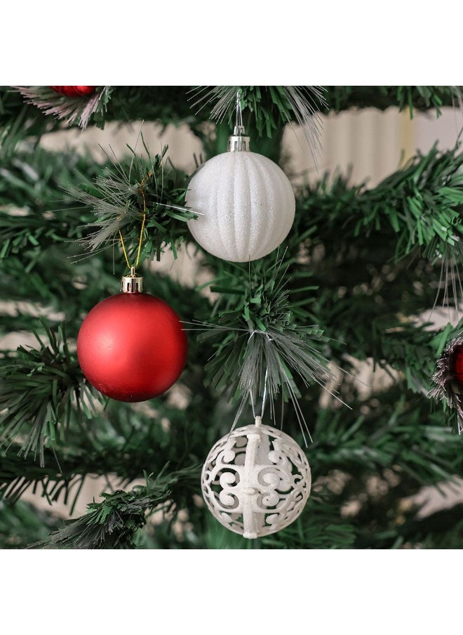 DANUBE HOME Danube Home Rudolph Christmas Baubles 20 Pieces Set| Festive Multi Color (Red & Gold/Red & White) Christmas Decor Holiday Decoration Collection Decorative Home Accessories  - Image 2