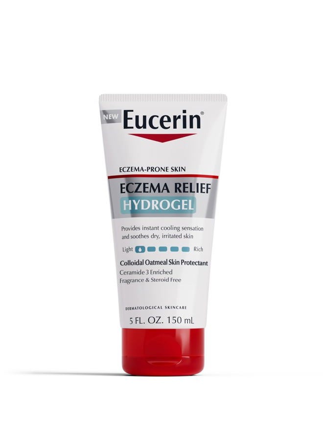 Eucerin Eczema Relief Hydrogel for Dry, Itchy, Eczema-Prone Skin, Fragrance Free and Steroid Free Body Moisturizer for Dry Skin, 5 Fl Oz Tube - Image 1