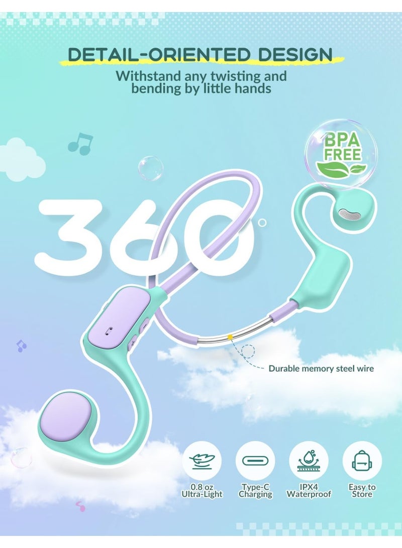 آيكليفير سماعات رأس لاسلكية مريحة وخفيفة الوزن للأطفال - Image 3