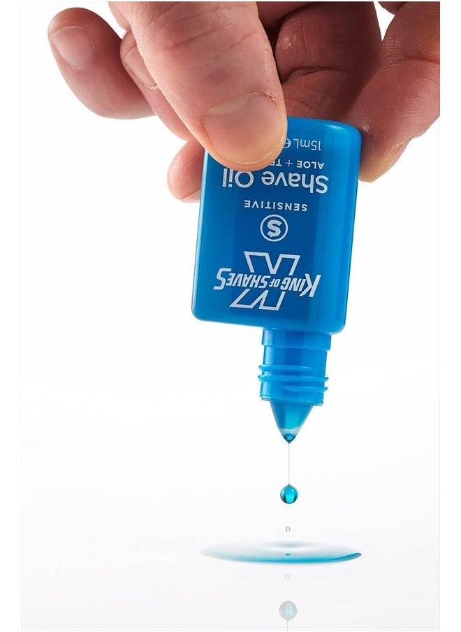 King of shaves - King Of Shaves Sensitive Shaving Oil For Men 15ml Packaging May Vary - Image 1