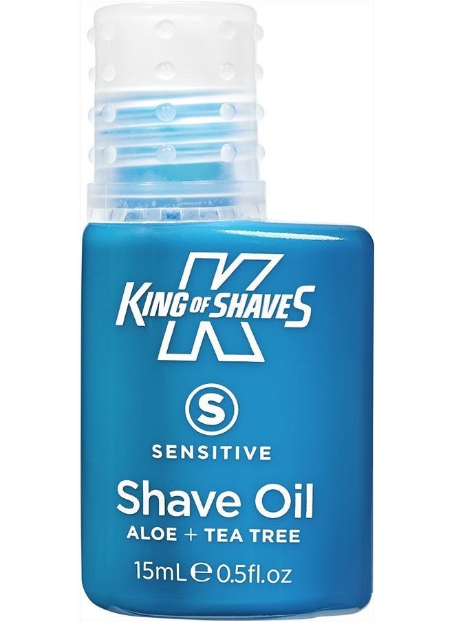 King of shaves - King Of Shaves Sensitive Shaving Oil For Men 15ml Packaging May Vary - Image 1