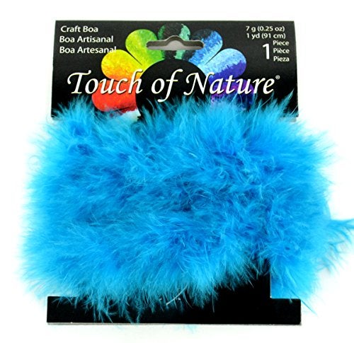 Touch of Nature Fluffy Craft Boa 7GM 1Yd Turquoise 1pc - Image 5