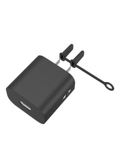 HuHa For Apple 5W AC01 Charger Silicone Protective Cover(Black)  - Image 1