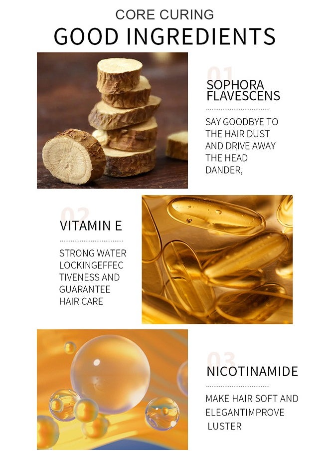 SADOER - Plant Ginger Hair Growth Serum，Hair Growth Serum for Hair Loss, for Dry, Damaged Hair, Enhance Hair Elasticity and Toughness 30ml - Image 1