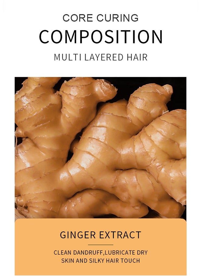 SADOER - Plant Ginger Hair Growth Serum，Hair Growth Serum for Hair Loss, for Dry, Damaged Hair, Enhance Hair Elasticity and Toughness 30ml - Image 1