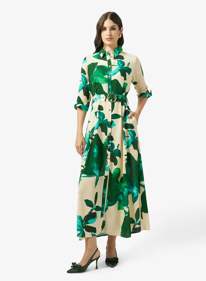 ستايل تشيت فستان بطبعة دافني