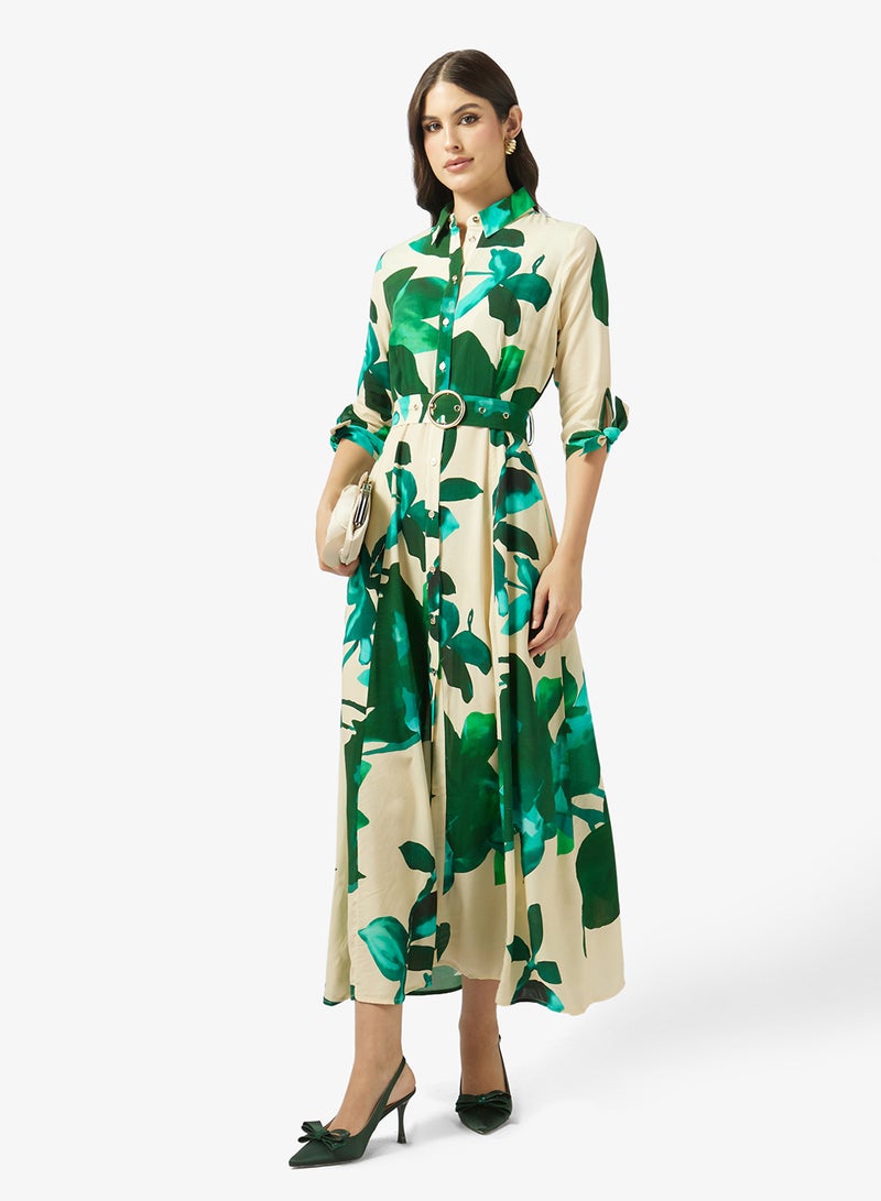 Style Cheat Daphne Print Dress - Image 4