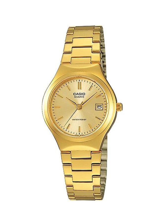CASIO Women Enticer Analog Watch LTP-1170N-9ARDF - 27 mm - Gold - Image 1