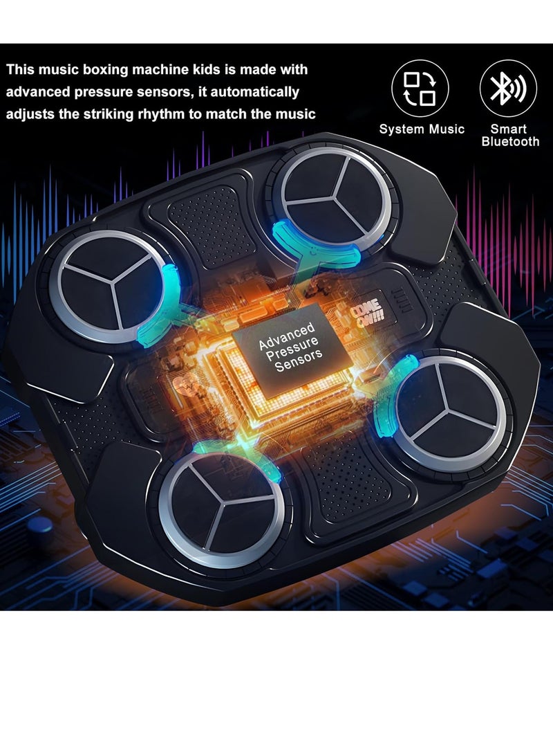 ELTRAZONE LED Music Boxing Machine for Children – Bluetooth-Enabled Smart Wall Boxing Target with Boxing Gloves, Interactive Trainer Gift - Image 5