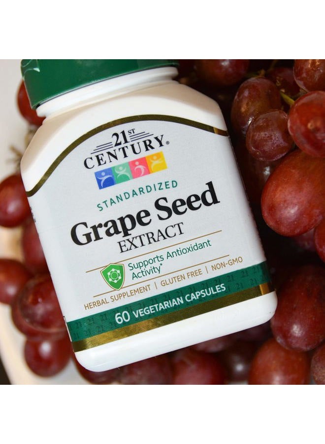 21st Century Grape Seed Extract Veg Capsules, 60 Count (21378) - Image 4