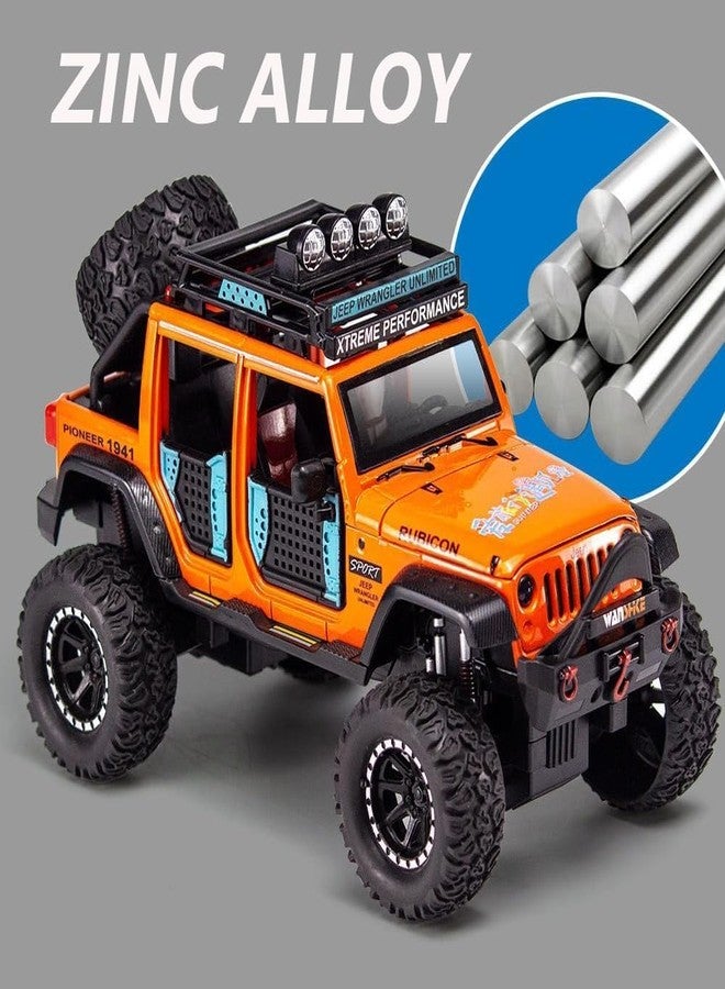 VARIYA ENTERPRISE® Exclusive Alloy Metal Pull Back Die-Cast Car Diecast Metal Pullback Toy Car with Openable 6 Doors,Light Music Boys Gifts Toys (Jeep Wrangler Rubicon) - Image 4