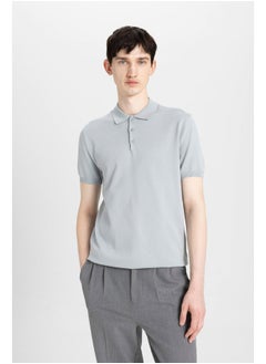 DeFacto Man Smart Casual Slim Fit Polo Neck Short Sleeve Tricot Polo T-Shirt  - Image 1