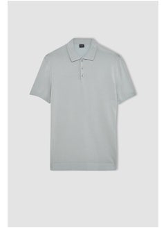 DeFacto Man Smart Casual Slim Fit Polo Neck Short Sleeve Tricot Polo T-Shirt  - Image 5