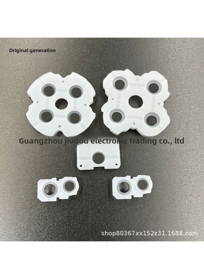 Generic - PS5 V1.0 V2.0 V3.0 Silicone on Conductive Adhesive Ps5 Three-generation Handle Direction Function Key Conductive Adhesive-Product Color:L R on Glue Third Generation/pair (original) - Image 1