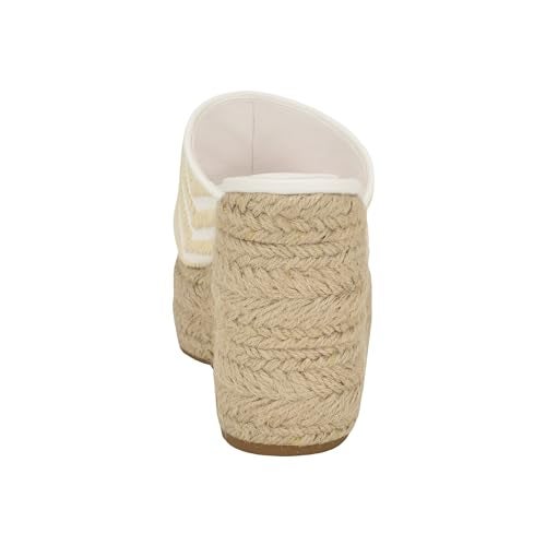 GUESS Women's EvbaP Wedge Sandal, White 140, 7 - Image 3