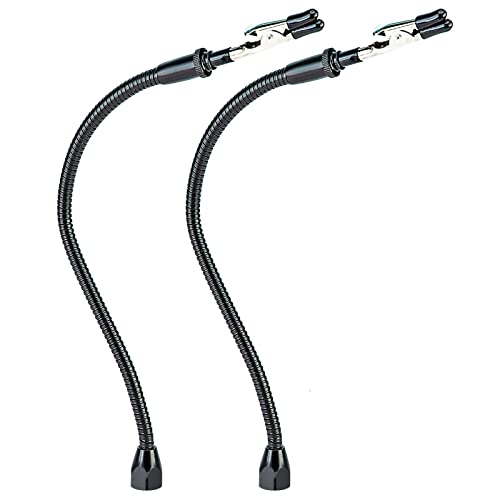 Demao Magnetic Soldering Helping Hands, Third Hand Tools for Soldering, Wire Holders with Flexible Gooseneck Metal Arms for Hobby Welding Crafts(Pack of 2) - Image 1
