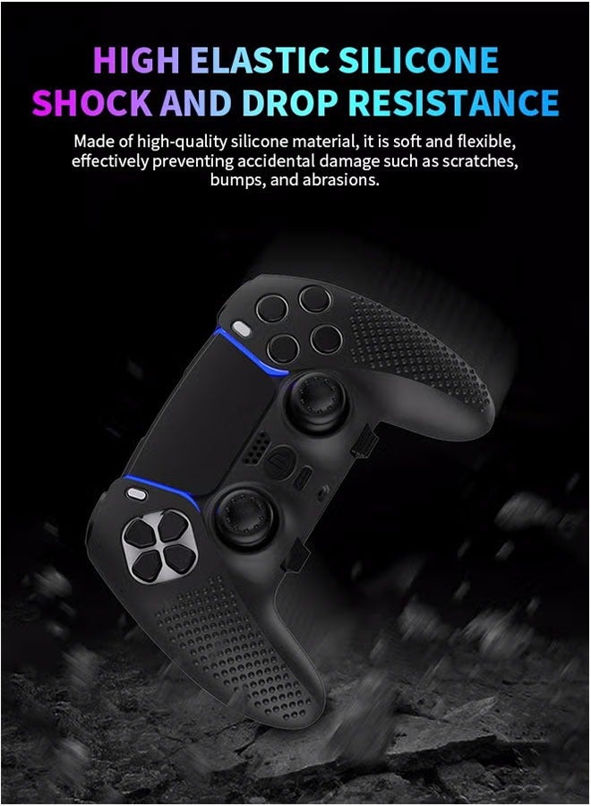 PS5 Controller Cover, Anti-Slip Sweatproof Silicone Grip, Enhanced Comfort for PlayStation 5 Controller  - Image 4