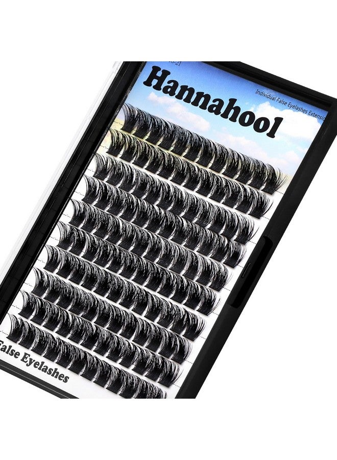 Hannahool Large Tray,10-20Mm To Choose Diy Eye Lashes Extensions 120 Cluster Wide Stem Eyelashes Soft And Lightweight Individual False Eyelashes Dramatic Look (12Mm) - Image 2