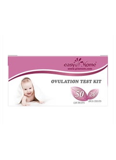 Easy@Home Ovulation Test Kit 50 LH Tests 20 HCG Tests  - Image 1