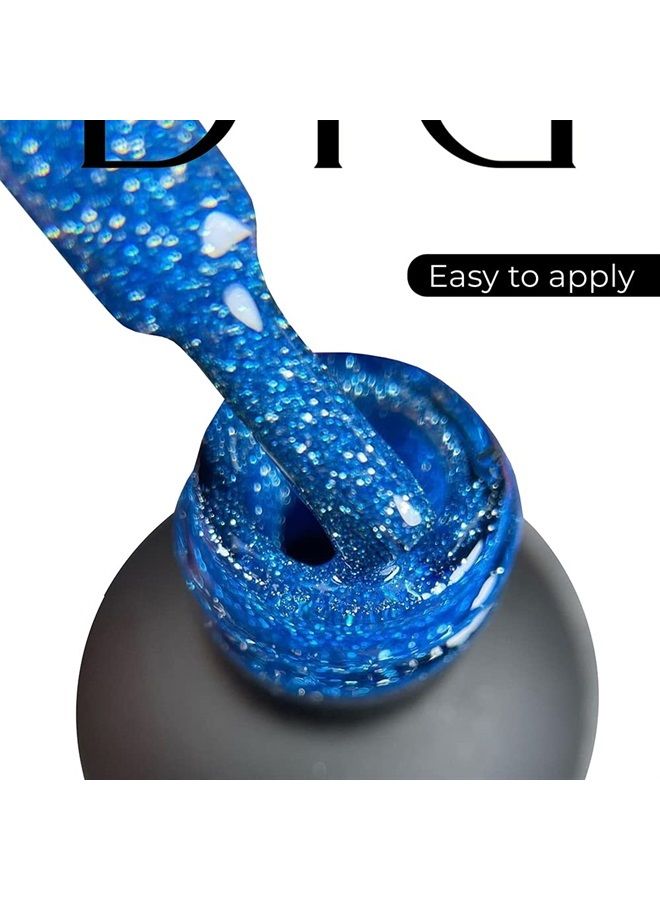 DIDIER LAB – Gel Polish Brillant No 19 – Professional Manicure Pedicure Nail Gel Polish with Sparkling Platinum Hue –Light Reflective Shimmer - Rich Pigment for Complete Nail Coverage – UV LED Lamps - Image 2