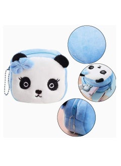 Oasisgalore 4Pcs Cute Animal Plush Coin Purse Coin Pouch Bag Coin Tray Wallet Key Holder Clutch Bags for Gift  - Image 4