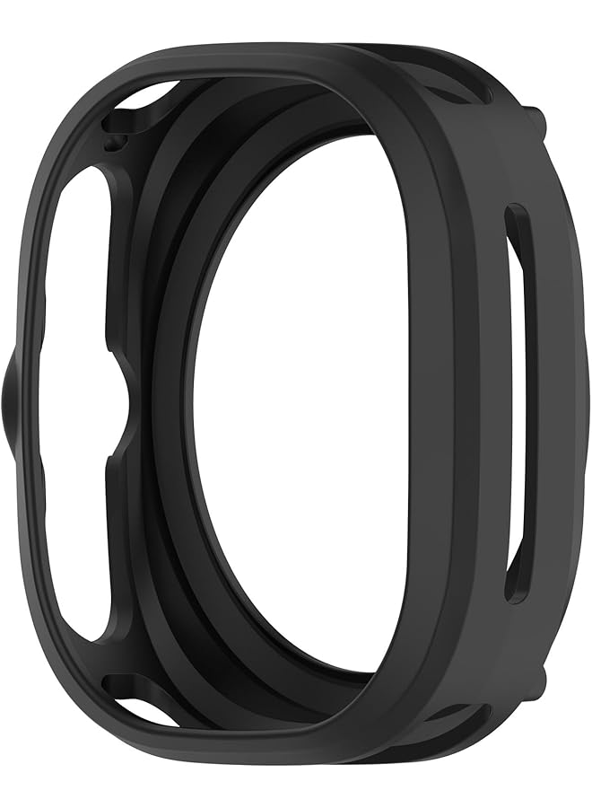 Dado Armor Style Case Protector Compatible With Samsung Galaxy Watch Ultra 47Mm Tpu Half Case Cover Black - Image 4