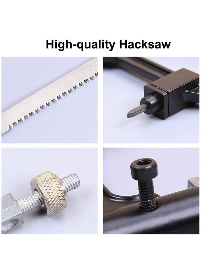 7PCS Multi-Purpose Hacksaw Set – Professional Hand Saw Kit with Replaceable Blades, Ergonomic Handle, Mini Bow Saws, Universal Woodworking Cutting Tool for Wood, Metal, Glass, Plastic, Ceramic, Tile – Complete Toolbox with Accessories - Image 5