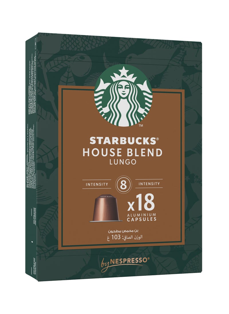 Starbucks House Blend Lungo By Nespresso 18 Capsules (103g)  - Image 3