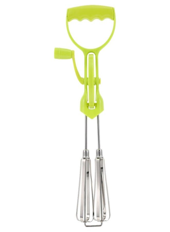 FUNOMOCYA Hand Crank Manual Egg Beater Stainless Steel Mixer with Ergonomic Handle for Efficient Multi-Functional Kitchen Mixing and Baking 11.81X5.11X3.14In - Image 1