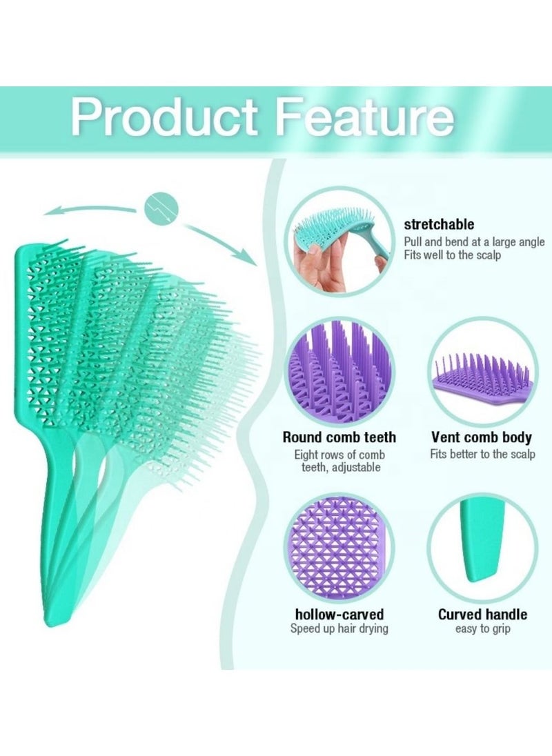 HairBrush for Wet Curly Detangling Hair Scalp Massage Comb Easy to Clean Comb Blow Dry Styling Curling Straightening Tools for Salon Home Use - pzsku/ZA3CAEEF691033C7FF2FBZ/45/_/1692686283/b4f38daf-a292-4170-8e0c-3ce445d6e8f0