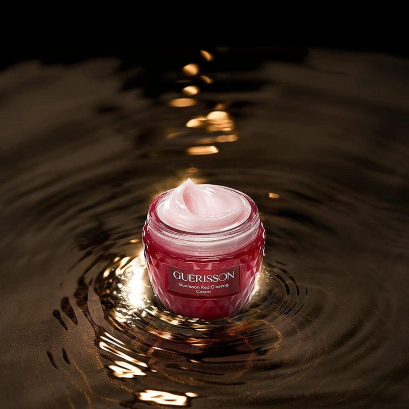 GUERISSON كريم الجينسنغ الأحمر من غويريسون 2.03 أونصة سائلة (60 جرام) - يحتوي على زيت الحصان ومستخلص الجينسنغ الأحمر، كريم وجه مضاد للأكسدة ومرطب قوي - Image 5