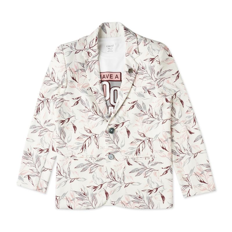 CAVIO Boys Printed Blazer with T-Shirt - Image 4